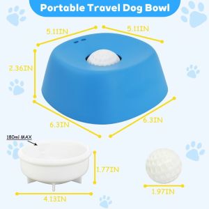 Anti-Choking Slow Feeder Dog Bowl Non-Slip 3/4 Cup - Lick Toy for Liquid Treats Bone Broth Yogurt