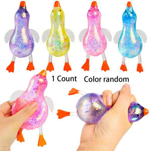 1pc Maltose Duck Pinch and Stress Relief Toy Slow Rebound Syrup Ball for Childrens Stress Relief Toys