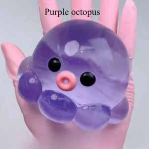 Squishy Bubble Pop Fidget Toy Squeeze Sensory Ball & Octopus Popper Anti-Anxiety Toy for Kids ASMR Fun Party Gift