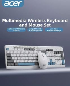 Acer | Wireless Quiet Keyboard and Mouse Set