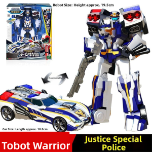 TUOBAOZHANSHI | Transforming Robot and Car Detective Justice Police Toy