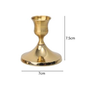10Pcs Vintage Taper Candle Holders Vintage Metal Candlestick Holder Table Centerpiece Candle Stands for Christmas Party Dinning Wedding Decor
