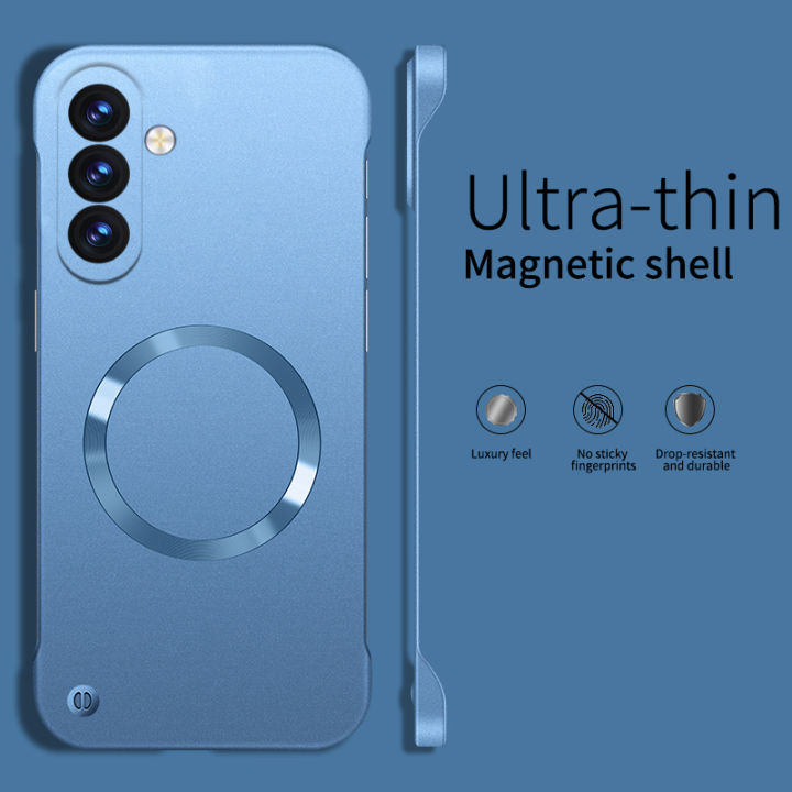 Ultra%20Thin%20Matte%20Metal%20PC%20Hard%20Frameless%20Magnetic%20Case%20For%20Samsung%20S26%20S25%20Edge%20S24%20S23%20S22%20Ultra%20Plus%20FE%20A57%20A37%20A17%20A56%20Cover%20-%20Image%206