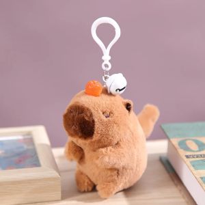 ZEEMIN Halloween Christmas Cute Cartoon Capibala Stuffed Toy Stuffed Plush Toy Backpack Pendant Wagging Tail Water Dolphin Mouse Plush Doll Holiday Gift