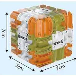 Small 3D Maze Magic Cube Fidget Toys Kid Labyrinth Rolling Ball Puzzle Magic Cube Logical Thinking Antistress Intelligence Toys