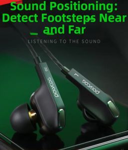 Polvcdg | Wired Game FPS eSports In-ear Headphones