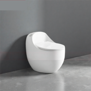 Anti-Odor Siphonic Toilet for Small Bathrooms Grey