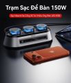 Thinkplus | Trạm Sạc Để Bàn GaN 150W, PD 140W, 4 Cổng, LED RGB. 