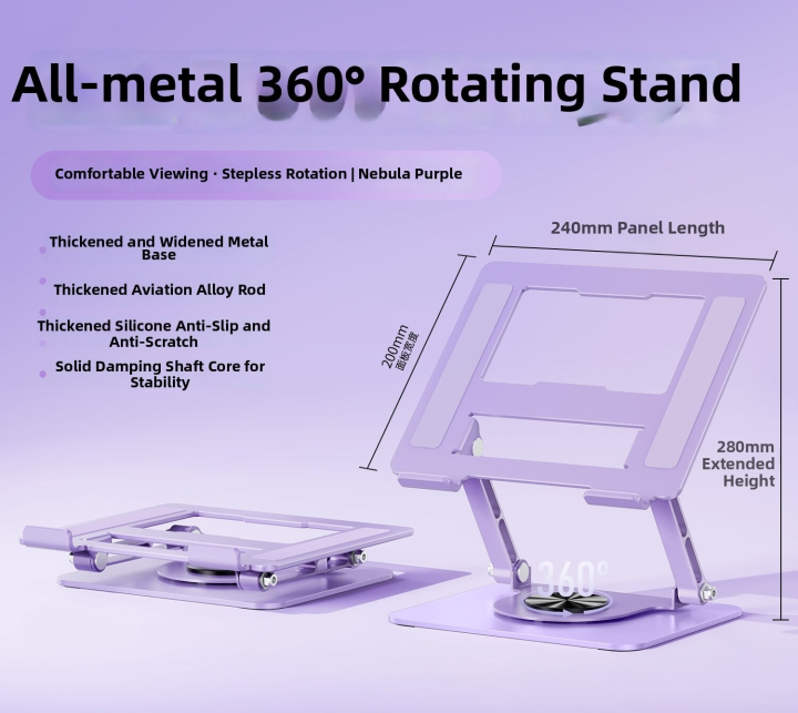 RIKSOIN%20%7C%20360%C2%B0%20Rotatable%20Adjustable%20Height%20Aluminum%20Laptop%20Stand%20-%20Image%205