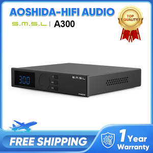 SMSL A300 Hi-res Bluetooth 5.0 Power Amplifier 2.1 audio system 165W*2 BTL 330W SDB patented sound effects Subwoofers HIFI AMP