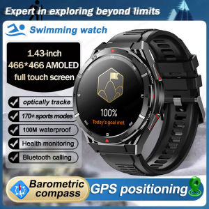 2025 New Fitness Swimming Dual-band GPS  Smart Watch Compass IP69K Professional Waterproof  Bluetooth Call Smart Watches For Men