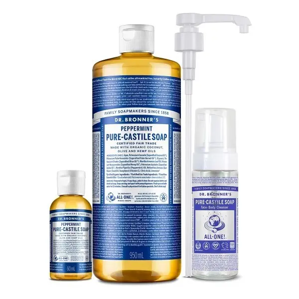 DR%20BRONNER'S%20%7C%20Dr.%20Bronner's%20Castile%20Soap%20Cleanser%20950ml%20+%2060ml%20-%20Peppermint%20Body-Specific%20-%20Image%203