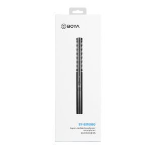 BOYA BY-BM6060 Professional Shotgun Microphone Super-Cardioid Condenser Mic for Filming Canon Nikon Sony Video DSLR Camcorder