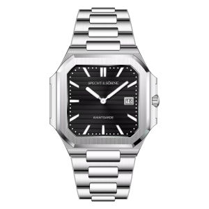2025 Specht & Söhne New Hot Selling Ultrathin Cubic Watch For Men Quartz Wristwatch Sapphire Green Color Luminous Waterproof