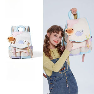 Miffy Kawaii Large Capacity Backpack Travel & School Backpack Cute Cartoon Design for College Students Perfect Gift ForTeens
