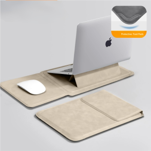 Laptop Sleeve Case 13 14 15 15.6 16Inch For Huawei HP DELL Bag For Macbook Air Pro 13 13.6 M4 Notebook Case with stand Men Women