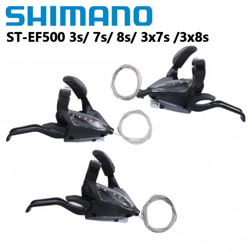SHIMANO ST EF500 S Hifter 3วินาที7วินาที8ความเร็ว EZ FIRE PLUS