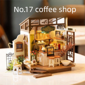 Rolife | DIY Wooden Coffee Shop Model Gift