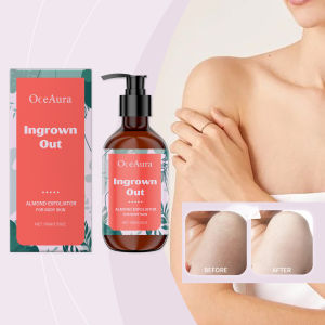 OceAura Body Scrub Gentle Exfoliating with Sunflower & Sweet Almond Oil - Hydrating for Smooth Skin Long Lasting Moisture