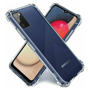 Case for Samsung S22 S21 A12 A03 Core M22 M32 M52 M62 Crystal Clear Shockproof Bumper Case Transparent TPU Slim Cell Phone Cover