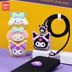 ZEEMIN Halloween Christmas Nne Sanrio Kuromi Melody Cute for Apple 20W Data Cable Protection Case Suitable for Mobile Phone Charger Head Fast Charging