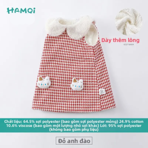 Hamqi | Đầm Công Chúa Ấm Áp cho Bé Gái