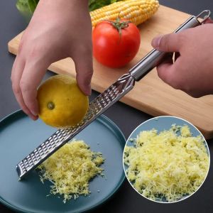 Stainless Steel Zester Lemon Cheese Grater for Fruit Vegetable Cheese Ginger Grater Stainless Steel Blade Kitchen Tool