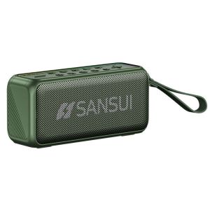 SANSUI F61 Portable FM Radio LED Display Recorder Wireless Bluetooth Speaker Handsfree Call Music Player Support TF/U Disk/AUX