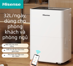 Hisense | Máy hút ẩm Hisense CF25BD/Y Công suất lớn 25L cho gia đình tầng hầm kho bãi