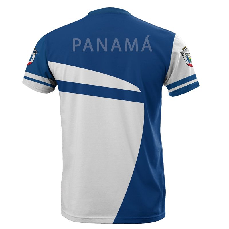 Fashion Panama Flag Pattern T Shirt For Men Sports Gym T-shirt Tops ...