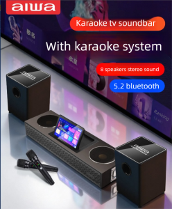 Aiwa | Wireless Bluetooth Low Bass K-Song System Soundbar Speaker