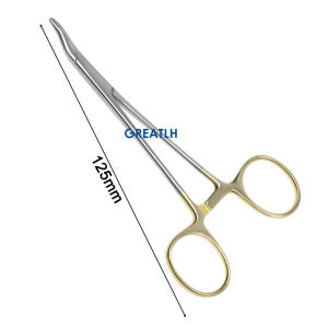 Gold Rhinoplasty Needle Holder Pliers Nose Needle Holder 21mm Head Length Nasal Surgical Instruments