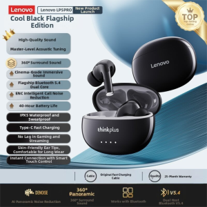 Lenovo | Wireless In-ear Noise Canceling High Quality Sound Sport Earbuds