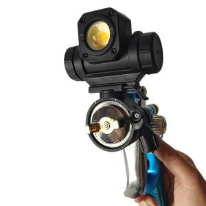 Paint Spray Gun Flashlight USB Rechargeable LED Variable Light Portable Car Paint Fill Light