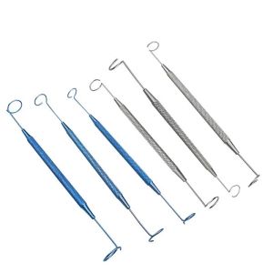 Titanium/stainless Steel Double Ended Pigtail Probe Ophthalmic Eye Instruments Beauty tools