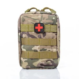 Molle Tactical EDC Pouch Bag Medical EMT Tactical Outdoor First Aid Kits Emergency Pack Ifak Army Military Camping Hunting Bag