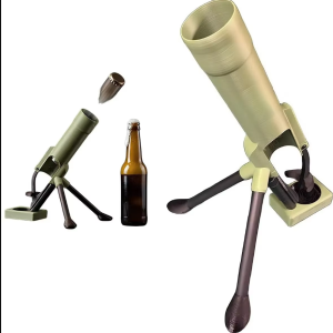Mortar Beer Bottle Opener Free Push Down Opener Gifts For 330ml beer Men Dad Cool Bar Home RV Decor Bottle Opener Bartender Tool
