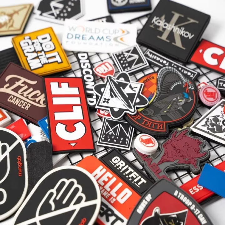 【Shop with Confidence】 Custom PVC Rubber Patches Clothes Silicone ...