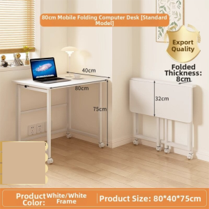 LIWAN | Foldable Multipurpose Study Desk and Bookshelf