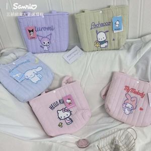 ZEEMIN Halloween Christmas Sanrio Hello Kitty My Melody Shoulder Bag Kawaii Girl Heart Cute Large Capacity Bag Girl Office Worker Student Commuter Handbag