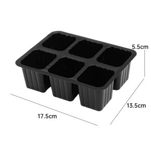 6/12Grids Plant Grow Pots Reusable Garden Seedling Tray Sprout Nursery Tray Tool Greenhouse Plant