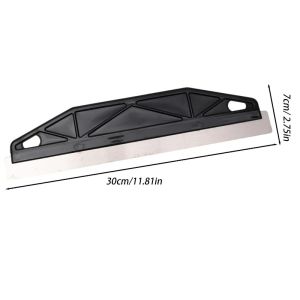 Professional Stainless Steel Wallpaper Scraper Paint And Cement Finishing Handle with Non-Slip Handle Precision Cutting Edge