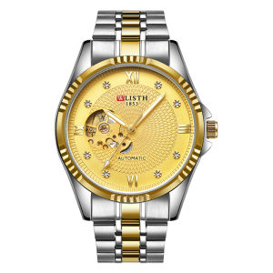 WLISTH Business Personality Trend Mechanical Mens Steel Band Watch