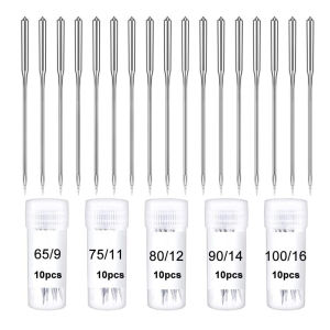 10PCS Household Sewing Machine Needles Kit Packing #9 #11 #12 #14 #16 #18 For Old Type Janome Sewing MachineSinger Brother Sewing