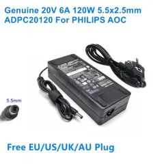FASPKOW 4ft Small AC Adapter For AOC E2043FK-DT E2243FWK E2243FW LED Lcd Monitor Dc Power Supply
