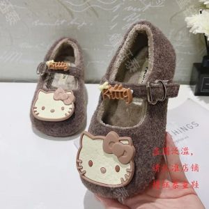 Christmas Kawaii Sanrio Hello Kitty Anime Woolen Shoes
