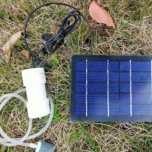 Small Solar Oxygen Pump Supplies Oxygen Day and Night for The Pool and Fish Tank To Continuously Bubbling Oxygen for Small Fish