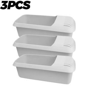 3PCS Plastic Pasta Box Microwave Noodles Pasta Cooker With Strainer Eco Friendly Spaghetti Vegetable Steamer Kitchen Supplies