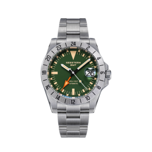 Sugess Men Watch GMT Automatic NH34 Movement 100M Waterproof Mechanical Wristwatches Dome Sapphire Crystal Limited Bracelet S463