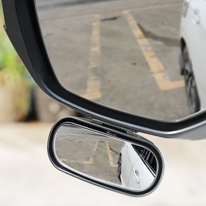 【Must-have】 Car Auxiliary Rear View Mirror Rotation Adjustable Wide ...
